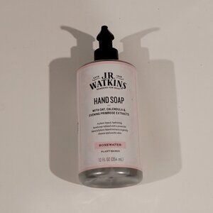 JR Watkins 12floz Bottled Hand Soap Rosewater Scent